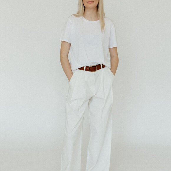 Proenza Schouler Helena Pant in Off White - Picture 1 of 7